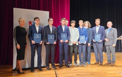 Uroczystość wręczenia nagród i stypendiów dla najzdolniejszych uczniów z Technikum.