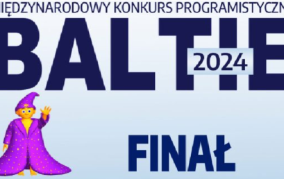 UCZNIOWIE KWIATKA LAURETAMI W  MIĘDZYNARODOWYM KONKURSIE PROGRAMISTYCZNYM BALTIE 2024.