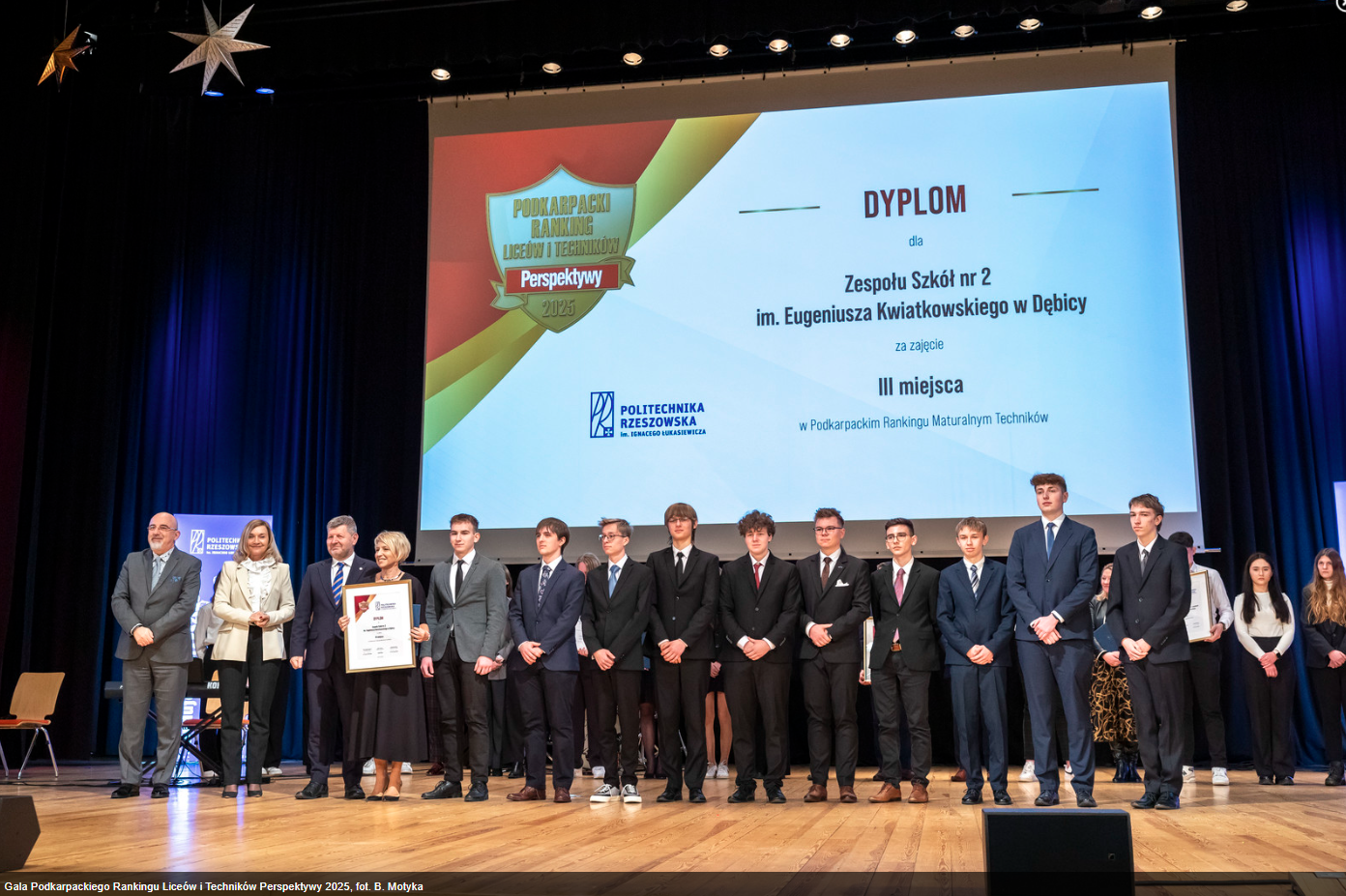 Uroczysta gala Podkarpackiego Rankingu Liceów i Techników Perspektywy 2025. Uroczysta gala Podkarpackiego Rankingu Liceów i Techników Perspektywy 2025.