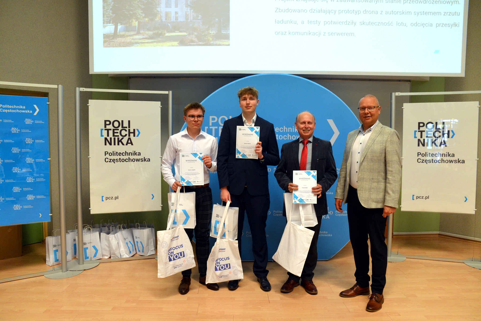 Nasi „Inżynierowie Jutra” laureatami na Politechnice Częstochowskiej!