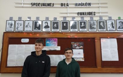 Kolejny sukces matematyków z Kwiatka