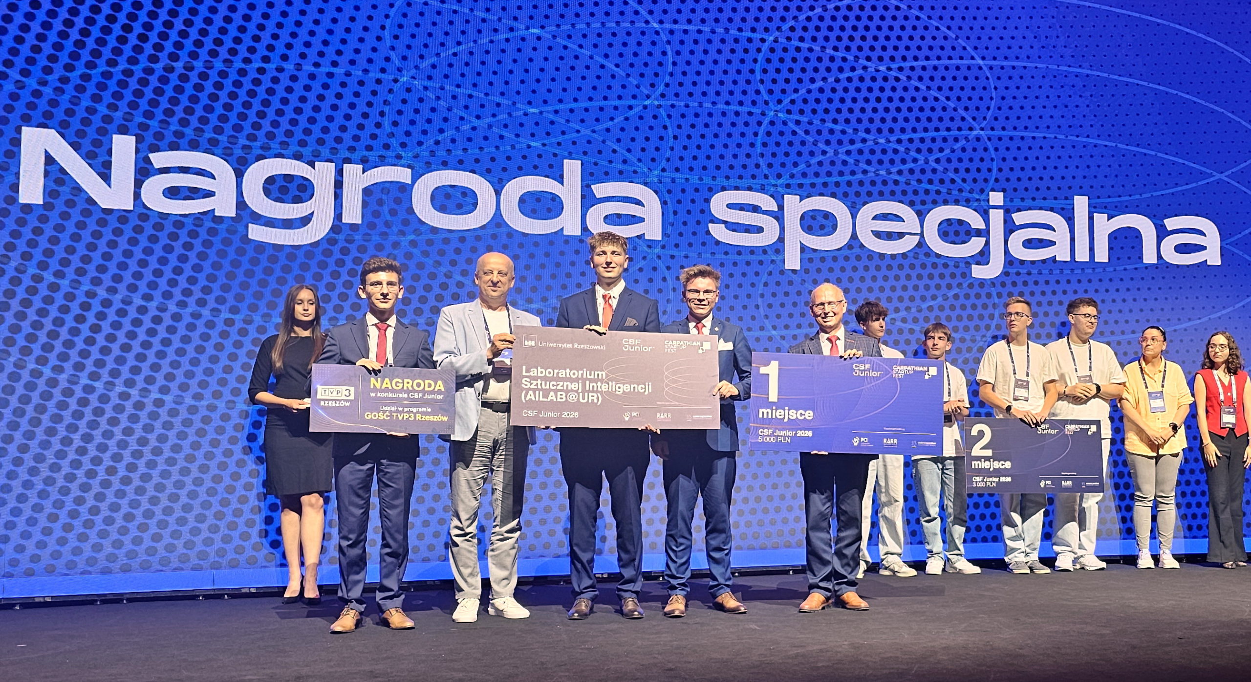 Potrójny triumf naszych uczniów na Carpathian Startup Fest!